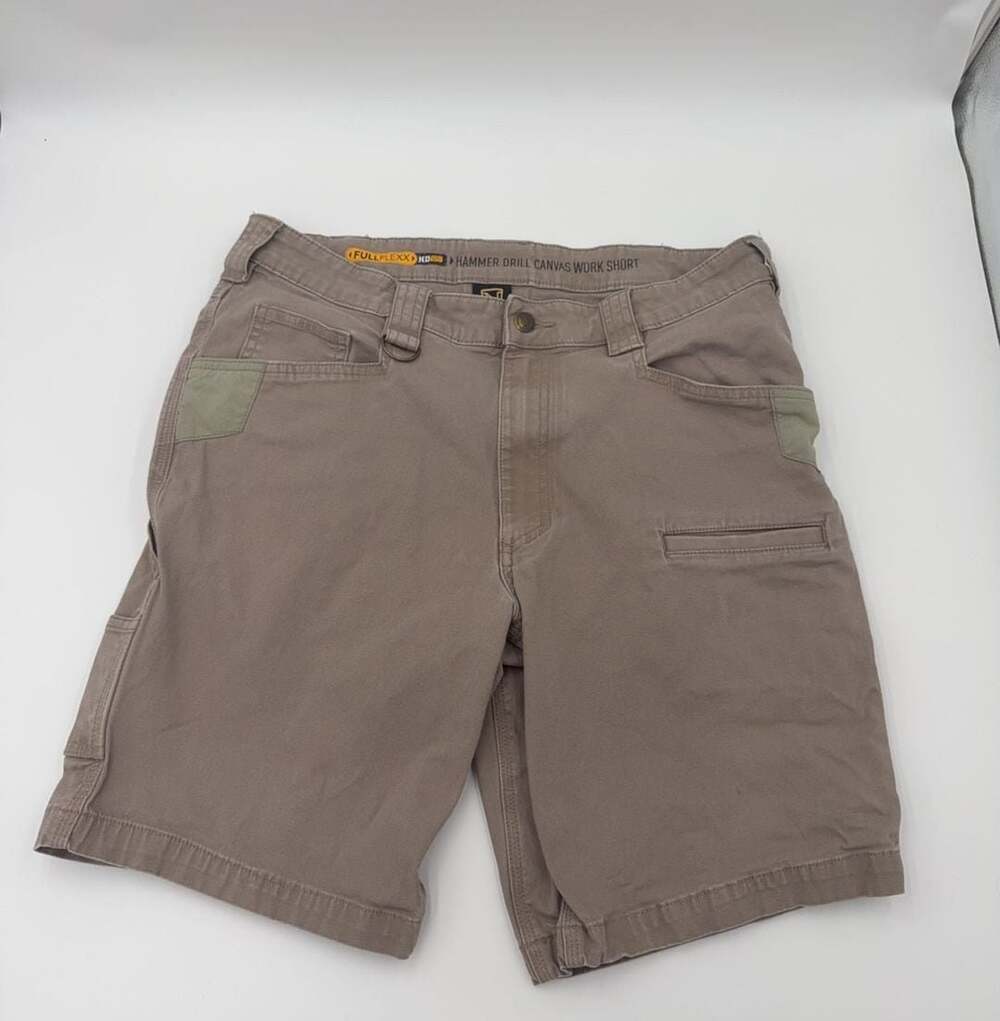 Noble Outfitters Hammer Drill Canvas Work Shorts with FullFlexx Technology - Picture 1 of 6